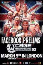 Watch Cage Warriors 52 Facebook Preliminary Fights Alluc