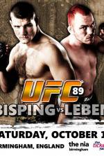 Watch UFC 89: Bisping v Leben Alluc