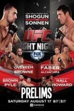 Watch UFC Fight Night 26 Preliminary Fights Alluc