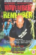 Watch ECW - November To Remember '99 Alluc