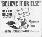Watch Believe It or Else (Short 1939) Alluc