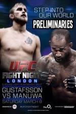 Watch UFC Fight Night 38: Gustafsson vs. Manuwa Preliminaries Alluc