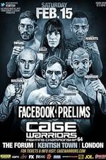 Watch Cage Warriors 64 Facebook Preliminary Fights Alluc