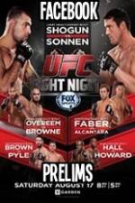 Watch UFC Fight Night 26 Facebook Prelims Alluc