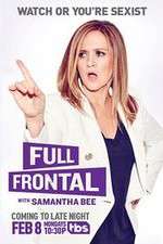 full frontal with samantha bee tv poster